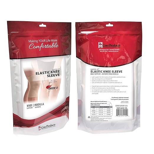 Swede-O Elastic Knee Sleeve - XLarge