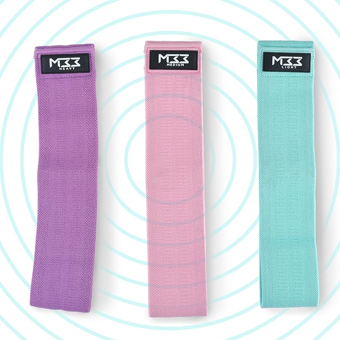 Resistance Bands Set for Exercise – Multi-Colored Workout Bands for Indoor/Outdoor Fitness, Strength Training, Rehab, Yoga