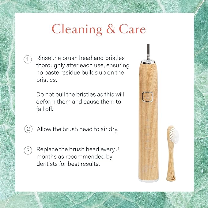 Better & Better Bamboo Sonic Toothbrush Replacement Heads | Replaceable Bamboo Sonic Brush Heads w/Soft, Plant-Based Bristles for High-Polish, Gentle Clean | Whitens Surface Stains & Removes Plaque