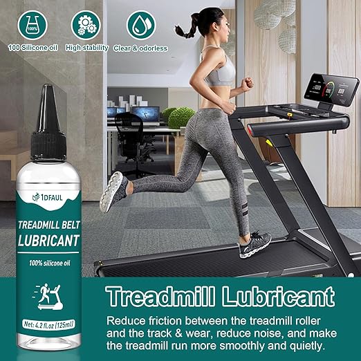 Treadmill Lubricant for Belt, 250ml Silicone Treadmill Oil Belt Lubricant High Temperature Resistance, Reduces Friction, Noise & Wear, Suitable for Various Treadmills Models