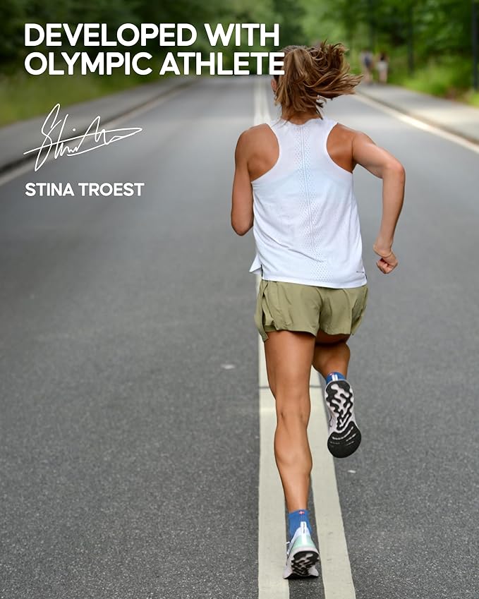 DANISH ENDURANCE Ultra-Comfort Ankle Running Socks - 3 or 5 Pack