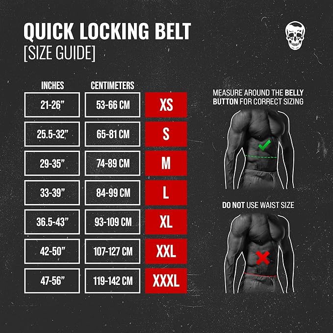 Gymreapers Quick Locking Weight Lifting Belt for Men Gym Belt for Powerlifting Deadlift Belt with 4 Inch Neoprene Metal Buckle Back Support Weightlifting Belt Women