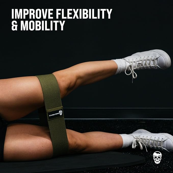 Hip Bands for Booty Workouts | Non Slip Fabric Band Set with 3 Levels - Resistance Bands for Legs & Hip - for Men & Women