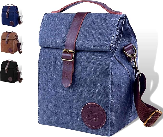 Insulated Lunch Bag for Women & Men (Grey)