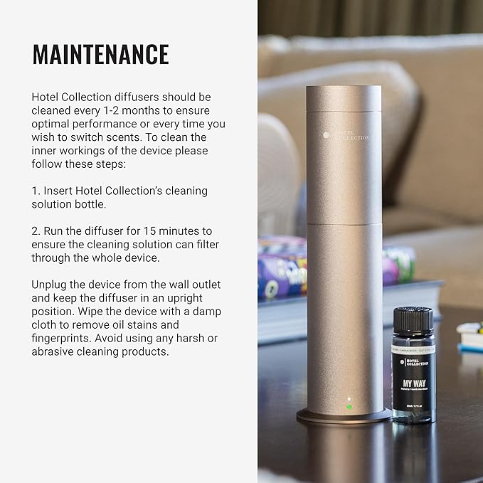 Hotel Collection-Studio Pro Essential Oil Diffuser-600 sq ft Coverage-Cordless & Portable with Remote-Cold-Air Diffusion Technology-Air Freshener-Black-Works Exclusively with Pro Pod Bottles