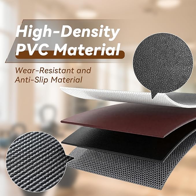 Treadmill Mat β 84" x 36", 1/4" Thick Non-Slip Walking Pad Mat for Carpet Floors & Hardwood, Shock Absorbing Exercise Mat & Under Treadmill Mat for Floor Protection in Home Gym