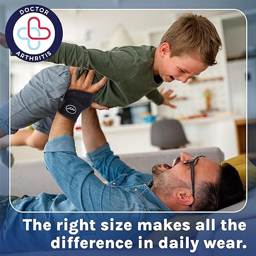 Doctor Developed Wrist Brace, Wrist Wraps for Carpal Tunnel Arthritis, Tendonitis, Hand Support, Ideal for Fitness, Weightlifting - Handbook Included (Small- 1 Pack)