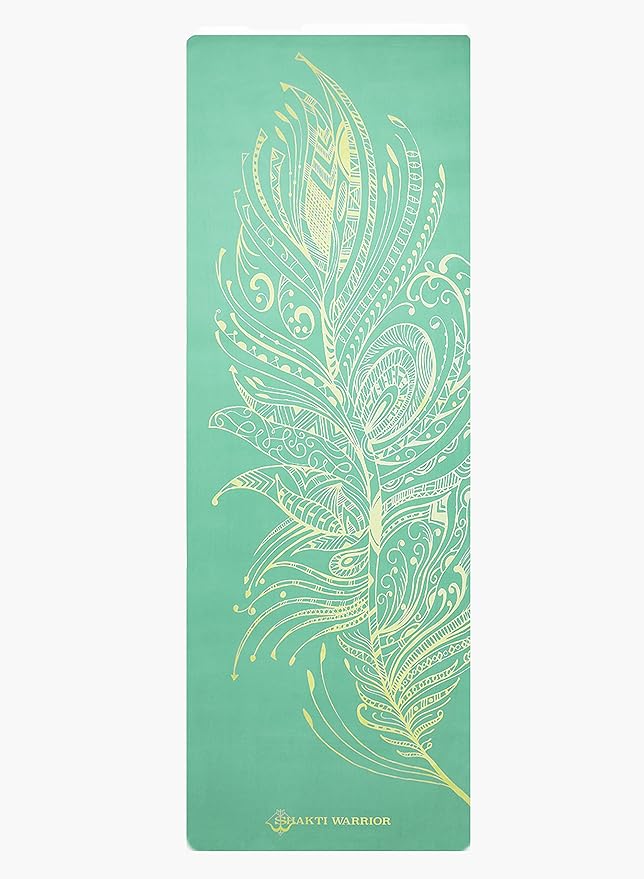 TPE Yoga Mat - Artist Designed, Premium eco friendly mats, Non Slip, Non toxic, Great For Regular & Hot Yoga, Pilates and Workouts (72 inch x 24 inch x 6mm thick)