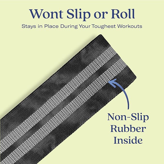 ALTA Booty Bands for Women - Premium Non-Slip Fabric Resistance Bands for Working Out - Cloth Resistance Bands for Legs, Fabric Exercise Bands, Leg Bands for Working Out Women, Looped Hip Bands Set