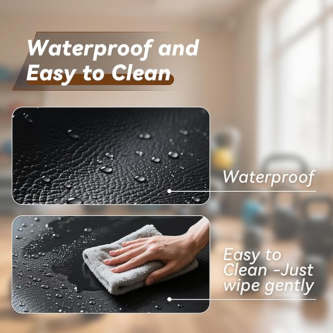 Treadmill Mat β 84" x 36", 1/4" Thick Non-Slip Walking Pad Mat for Carpet Floors & Hardwood, Shock Absorbing Exercise Mat & Under Treadmill Mat for Floor Protection in Home Gym