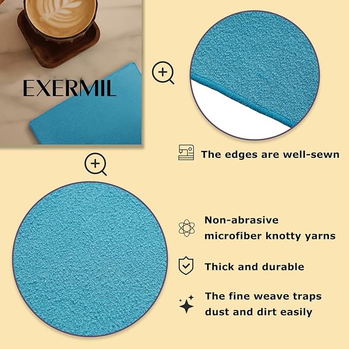 Microfiber Cleaning Cloths for House;Reusable Cleaning Towels Rags for Kitchen;Washable Lint Free,Streak Free,Non-Abrasive,Pack of 24;16"x12"