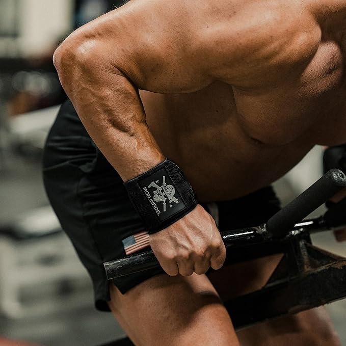 Iron Infidel Wrist Wraps for Weightlifting - 18" and 24" Heavy Duty Support for Working Out, Gym Accessories for Men - Use for Lifting, Crossfit, Fitness, Exercise, Bench Press, Powerlifting