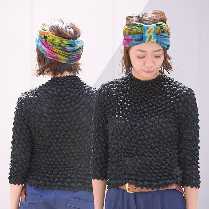 CHARM Hippie Headband Womens Turban - Boho Bandana Hair Wrap Men Head Band Scarf C