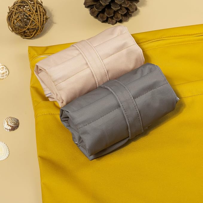 babygoal Wet Dry Bags for Baby Cloth Diapers, Washable Travel Bags, Beach, Pool, Gym Bag for Swimsuits & Wet Clothes with Two Zippered Pockets 3 Pack, 3LN24