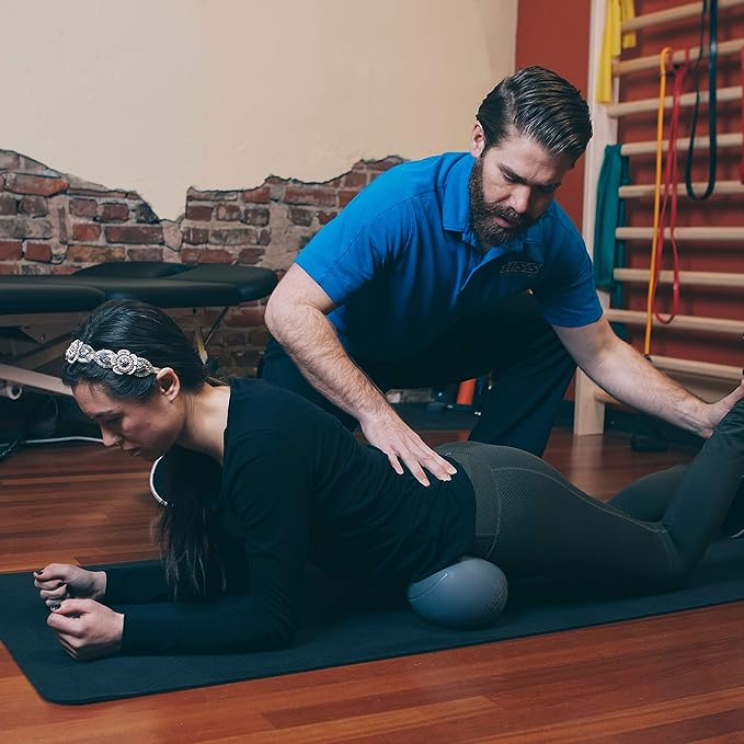 RAD Centre – Soft Yoga Deep Tissue Massage Ball – Myofascial Release Ball for Abdominal, Psoas, Neck & Stomach Massage – Trigger Point & Mobility Therapy