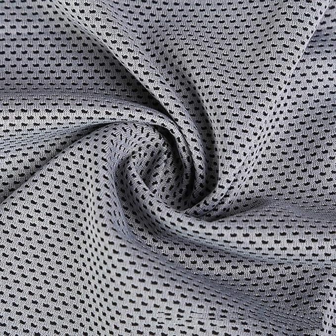 Peicees 20 Pack Microfiber Neck Cooling Towels Sports Sweat Towels Sweat Headband for Travel Beach Swimming Camping Climbing Gym Yoga Workout Backpacking, Gray