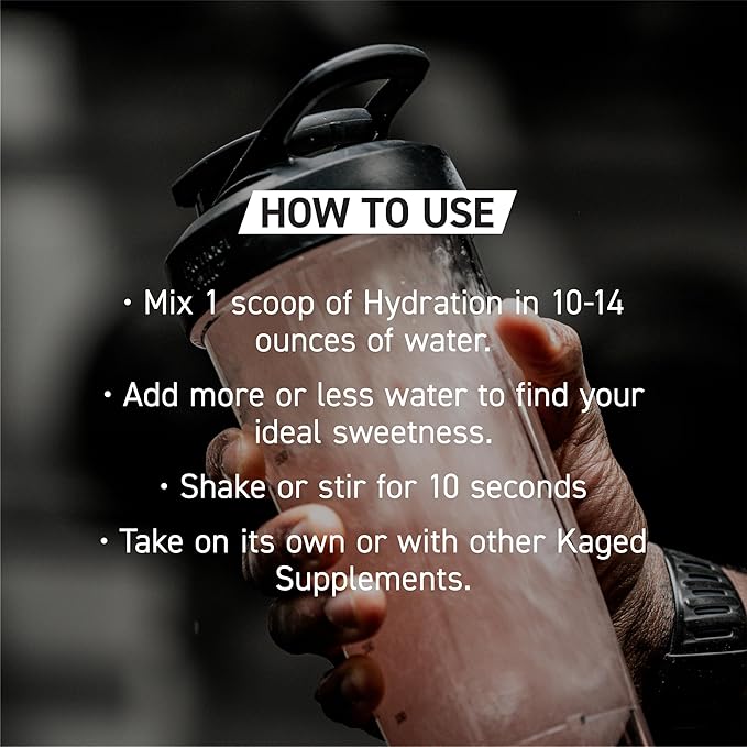 Kaged Hydration Electrolytes Powder | Fruit Punch | Hydra-Charge Sports Drink Mix | Pre, Post, Intra Workout | Low Carb, Vegan, Gluten Free | Supplements for Men & Women | 60 Servings