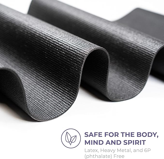 Sunshine Yoga Voyage Yoga Mat, 6 Pack, 72" x 24" Professional Studio and Gym Bulk Yoga Mats, 5mm Thick, Durable, Anti-Tear, Non Slip Fitness and Exercise Mats