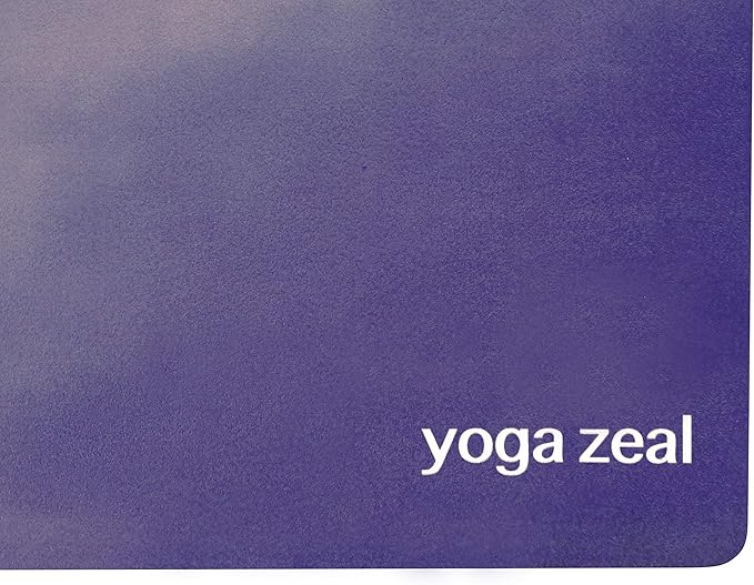 Yoga Mats By Yoga Zeal - Luxuriously Soft, Thick, Non-Slip, Hot Yoga Mat. Eco Printed. Designed to grip better with a sweaty yoga practice!