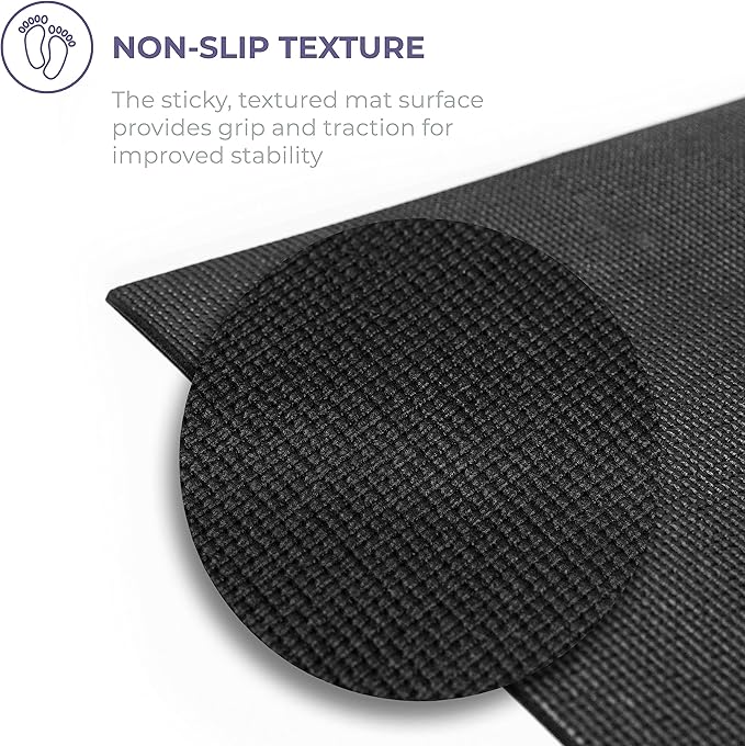 Sunshine Yoga Voyage Yoga Mat, 6 Pack, 72" x 24" Professional Studio and Gym Bulk Yoga Mats, 5mm Thick, Durable, Anti-Tear, Non Slip Fitness and Exercise Mats