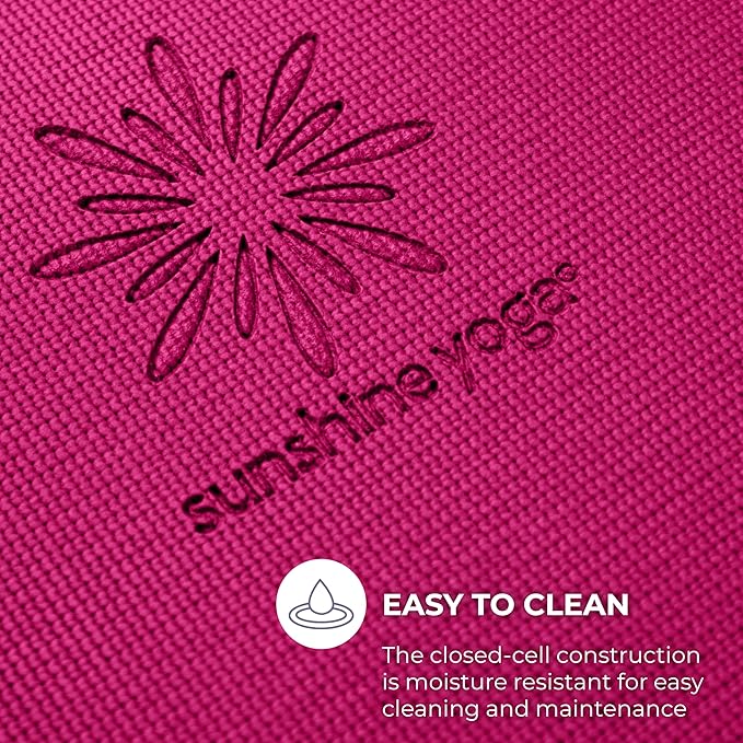 Sunshine Yoga Voyage Yoga Mat, 6 Pack, 72" x 24" Professional Studio and Gym Bulk Yoga Mats, 5mm Thick, Durable, Anti-Tear, Non Slip Fitness and Exercise Mats