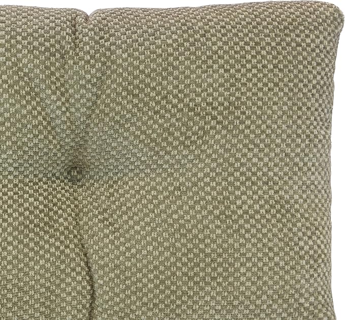 Klear Vu The Gripper Omega Non-Slip Tufted Bench Cushion for Indoor Furniture, Entryway Storage, Bay Window, Corner Nook or Piano Seat, 30 Inches, 19 Tan
