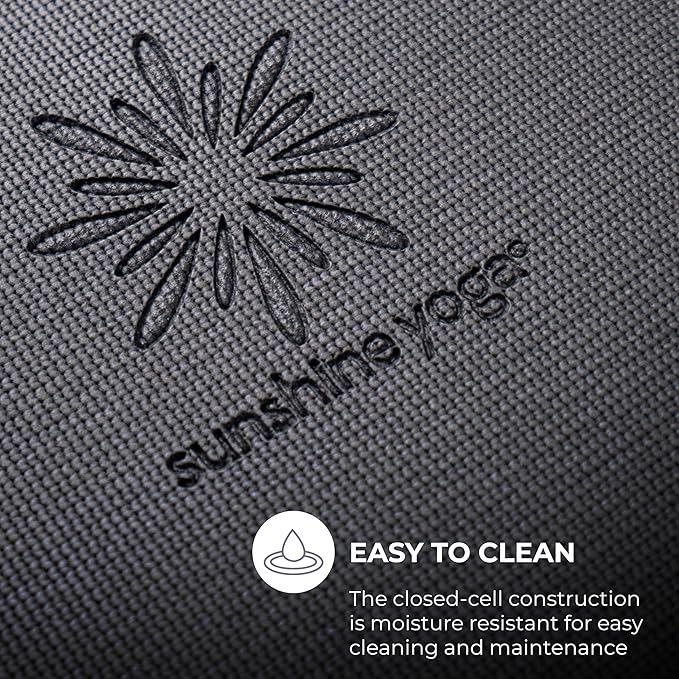 Sunshine Yoga Voyage Yoga Mat, 6 Pack, 72" x 24" Professional Studio and Gym Bulk Yoga Mats, 5mm Thick, Durable, Anti-Tear, Non Slip Fitness and Exercise Mats