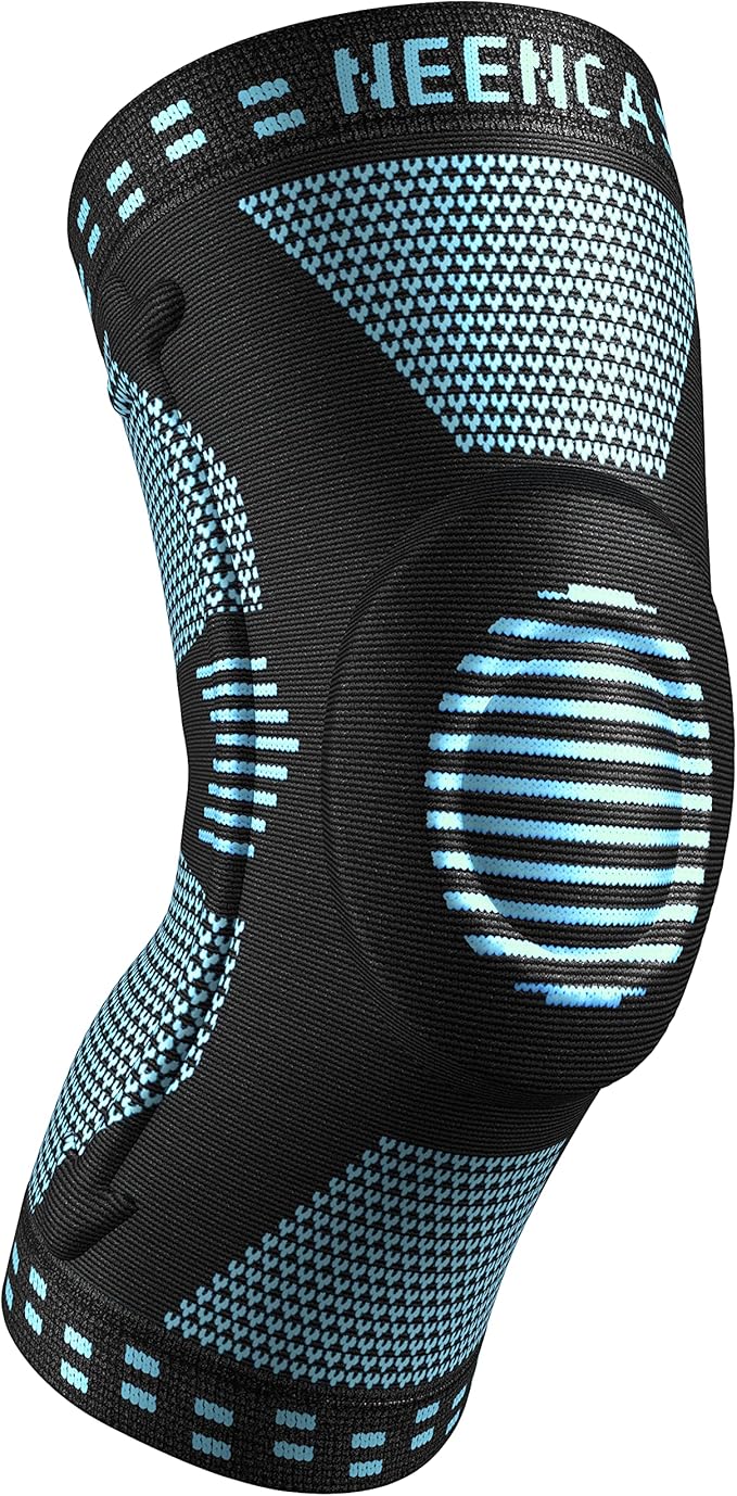 NEENCA Professional Knee Brace for Women/Men, Knee Support with Patella Pad & Side Stabilizers, Compression Knee Sleeve for Knee Joint Pain, Meniscus Tear, ACL, PCL, Runner, Workout - FSA/HSA Approved