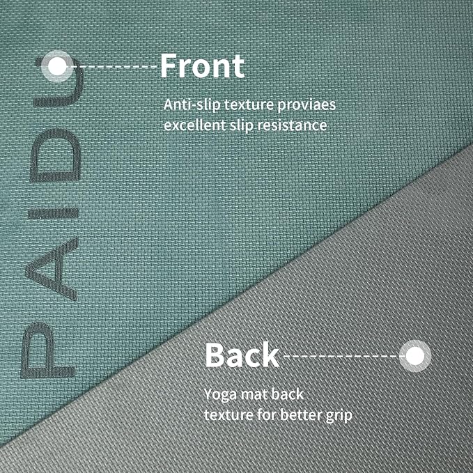 Yoga Mat Non Slip Anti-tear,extra thick-2/5 inch(10MM)High Resiliency Professional POE Yoga Mats for Women Men Kids,72"x24"inch,Workout, Yoga, Pilates and Floor Exercise, with Carrier Strap