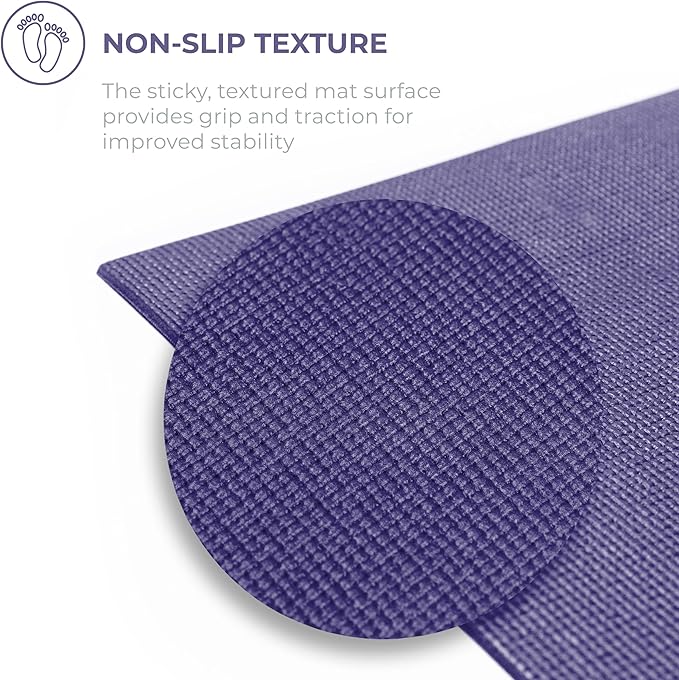 Sunshine Yoga Voyage Yoga Mat, 6 Pack, 72" x 24" Professional Studio and Gym Bulk Yoga Mats, 5mm Thick, Durable, Anti-Tear, Non Slip Fitness and Exercise Mats