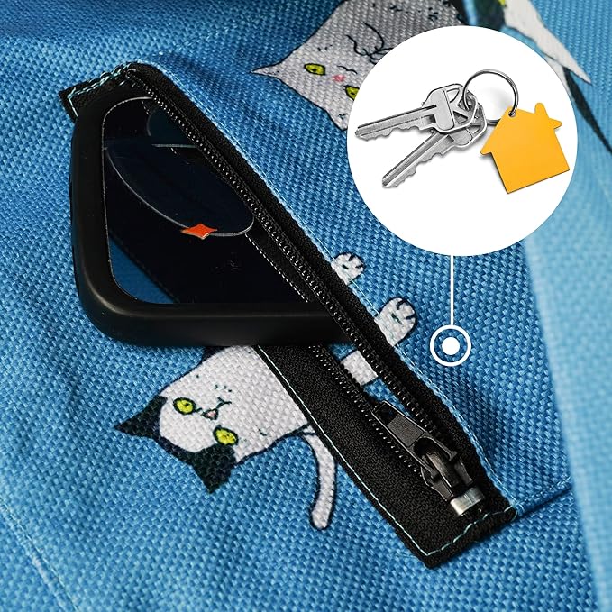 Fashion Printed Yoga Mat Bag with Large Side Pocket & Zipper Pocket Long Tote Yoga Bag Fit Most Size Mats - Holds More Yoga Accessories