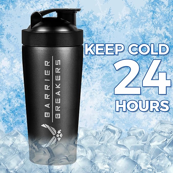 24oz Insulated Air Force Shaker Bottle Engraved Logo–24oz Water Bottle–Cup for Protein Shakes Air Force Gifts | USAF Shaker Cups