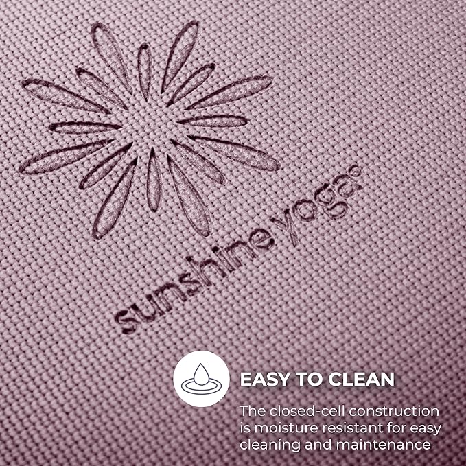 Sunshine Yoga Voyage Yoga Mat, 6 Pack, 72" x 24" Professional Studio and Gym Bulk Yoga Mats, 5mm Thick, Durable, Anti-Tear, Non Slip Fitness and Exercise Mats