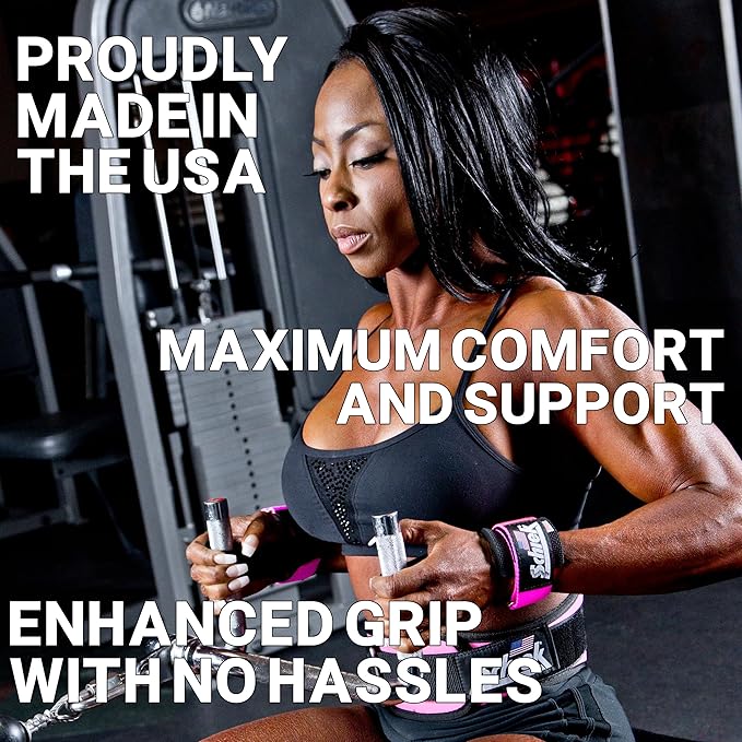 Schiek Sports 1000-PLS Deluxe Power Lifting Wrist Straps - Weight Lifting Wrist Wraps