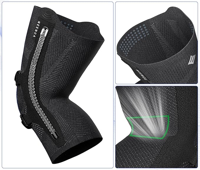 NEENCA Knee Brace for Knee Pain, Compression Knee Support with Patella Tendon Strap & Gel Pads, Side Stabilizers. Knee Sleeve for Meniscus Tear, ACL, PCL, Arthritis, Joint Pain Relief, Runner, Workout