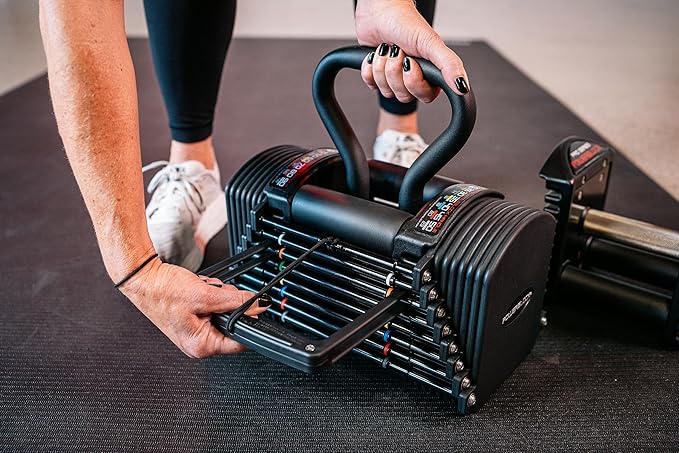 PowerBlock Pro Series Kettlebell Handle – Compatible Pro Series Dumbbells, Strength Training Accessory, for Home Gym & Commercial Use, Workout Equipment, Black