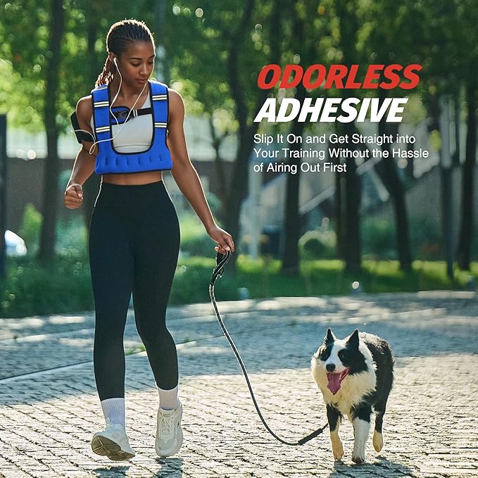 ZELUS Weighted Vest for Women Men, 6/8/12/16/20lb Weight Vest with Arm Pouch Reflective Strips, U-Shaped Rucking Vest for Strength Training Muscle Building, Walking Running Vest for Fitness