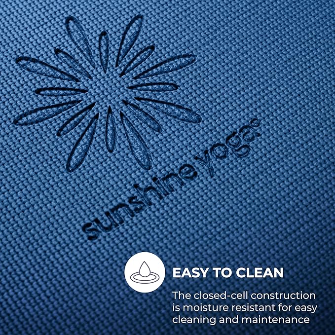 Sunshine Yoga Voyage Yoga Mat, 6 Pack, 72" x 24" Professional Studio and Gym Bulk Yoga Mats, 5mm Thick, Durable, Anti-Tear, Non Slip Fitness and Exercise Mats