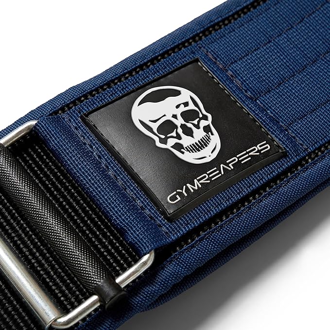 Gymreapers Quick Locking Weight Lifting Belt for Men Gym Belt for Powerlifting Deadlift Belt with 4 Inch Neoprene Metal Buckle Back Support Weightlifting Belt Women