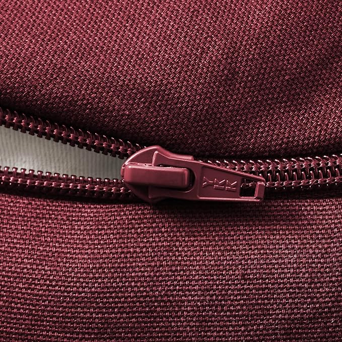 Zafu Meditation Cushion, 15" Round Buckwheat Yoga Pillow with Organic Cotton Cover