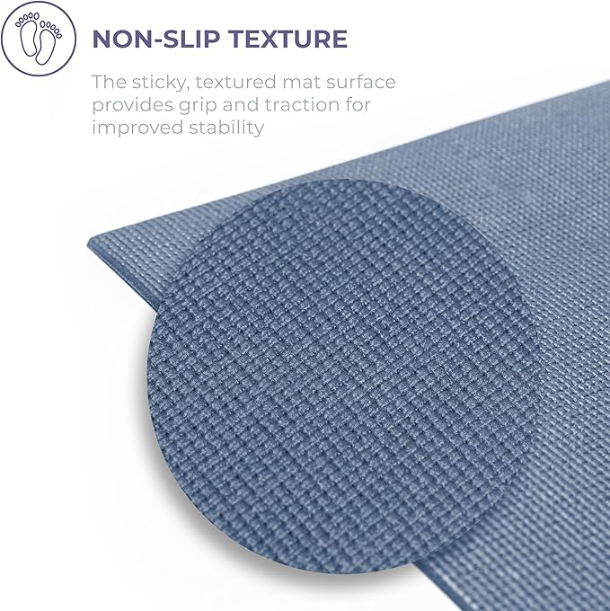 Sunshine Yoga Voyage Yoga Mat, 6 Pack, 72" x 24" Professional Studio and Gym Bulk Yoga Mats, 5mm Thick, Durable, Anti-Tear, Non Slip Fitness and Exercise Mats