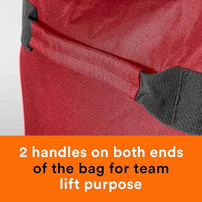 Fitdom 130L 36" Heavy Duty Extra Large Sports Gym Equipment Travel Duffle Bag W/Adjustable Shoulder Strap & 7 Compartments. Perfect for Soccer Baseball Basketball Hockey Football, Team Coaches & More