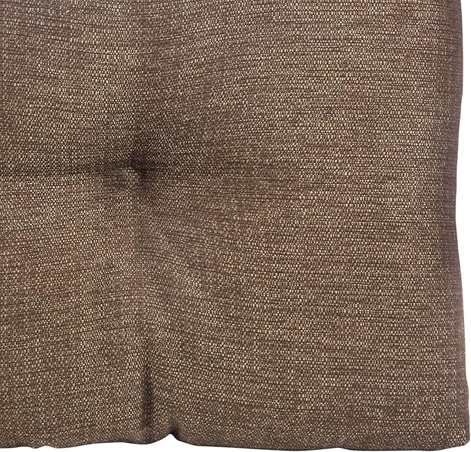 Klear Vu The Gripper Omega Non-Slip Tufted Bench Cushion for Indoor Furniture, Entryway Storage, Bay Window, Corner Nook or Piano Seat, 35 Inches, 06 Gold