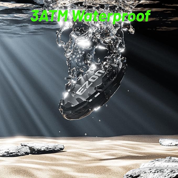 EZON Heart Rate Monitor Chest Strap, Bluetooth 5.1 & ANT+ Sensor, 3ATM Waterproof, Compatible with Garmin, Wahoo, Polar, Strava for Running, Cycling, Workout(C009 Pro)