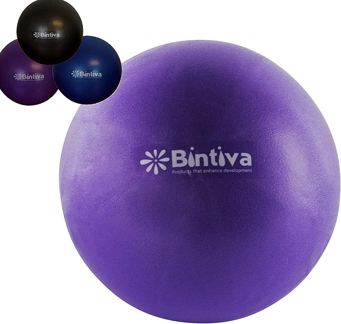 bintiva Mini Pilates Ball 7-9 Inch Stability Ball Used for Exercise Yoga Pilates and Therapy