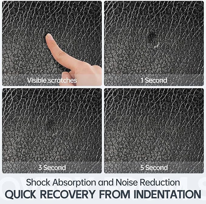 Treadmill Mat, Bike Trainer Mat for Stationary Spin Bike, 72" x 48" Non Slip Exercise Equipment Mat for Bike, Treadmill, Elliptical, Yoga - Workout Floor Protector for Carpet Or Hardwood