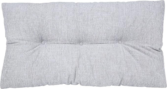 Klear Vu The Gripper Omega Non-Slip Tufted Bench Cushion for Indoor Furniture, Entryway Storage, Bay Window, 27 Inches, Chenille Gray