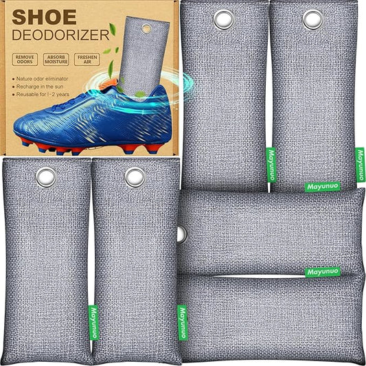 Stinky Sneaker Deodorizer Shoe Freshener for Boots, Soccer Cleats, Lockers, Gym Bags, Cars, Defeat Balls Spray, 6 Pack Shoes Odor Elimination Smell Remover