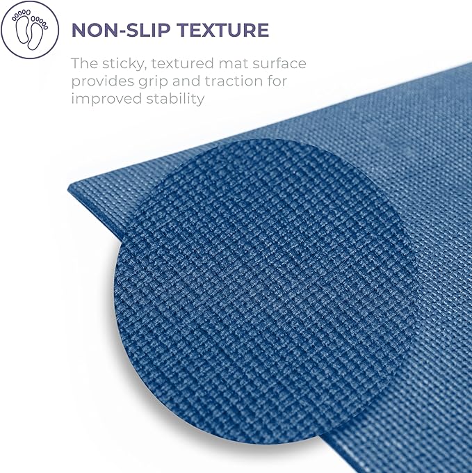 Sunshine Yoga Voyage Yoga Mat, 6 Pack, 72" x 24" Professional Studio and Gym Bulk Yoga Mats, 5mm Thick, Durable, Anti-Tear, Non Slip Fitness and Exercise Mats