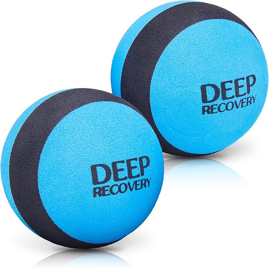 Yoga Deep Tissue Massage Ball Set – Myofascial Release Balls for Feet, Back, Neck, Legs & Arms – Trigger Point & Mobility Therapy (2-Pack)